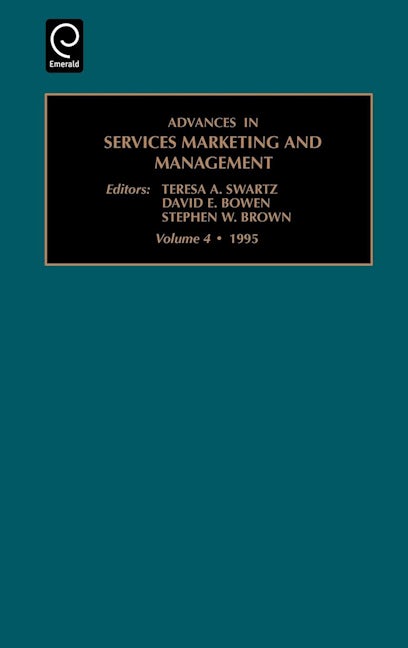 Book cover image for Advances in Services Marketing and Management ISBN: 9781559388559